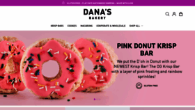 What Danasbakery.com website looks like in 2024 