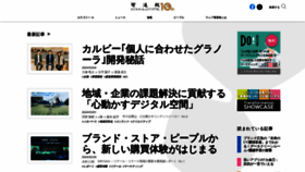 What Dentsu-ho.com website looks like in 2024 