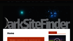 What Darksitefinder.com website looks like in 2024 