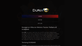 What Dunia4d.com website looks like in 2024 