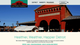 What Detroiteasternmarket.com website looks like in 2024 
