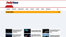 What Dailynewsen.com website looks like in 2024 