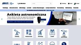 What Deltaoptical.pl website looks like in 2024 