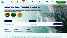 What Dubaievisaonline.com website looks like in 2024 