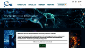 What Dzne.de website looks like in 2024 