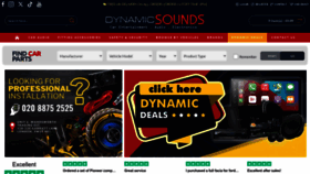 What Dynamicsounds.co.uk website looks like in 2024 