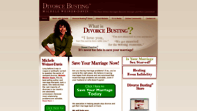 What Divorcebusting.com website looks like in 2024 