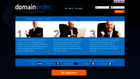 What Domainorder.nl website looked like in 2024 (2 years ago)