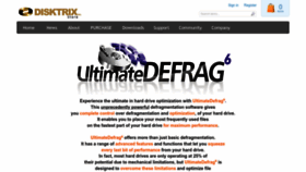 What Disktrix.com website looks like in 2024 