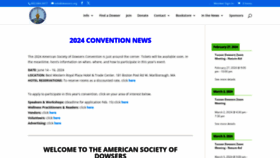 What Dowsers.org website looks like in 2024 