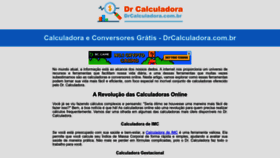 What Drcalculadora.com.br website looked like in 2024 (1 year ago)