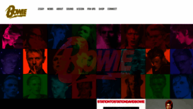 What Davidbowie.com website looks like in 2024 