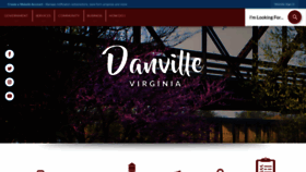 What Danville-va.gov website looks like in 2024 