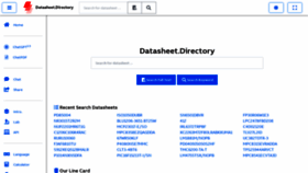 What Datasheet.directory website looks like in 2024 