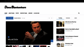 What Danablankenhorn.com website looks like in 2024 