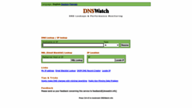 What Dnswatch.info website looks like in 2024 