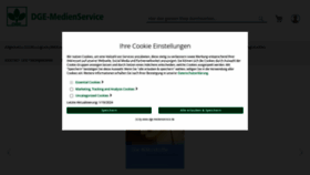 What Dge-medienservice.de website looks like in 2024 