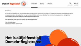What Domein-registreren.nl website looks like in 2024 