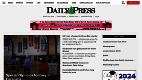 What Dailypress.net website looks like in 2024 