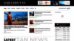 What Dailybhutan.com website looks like in 2024 