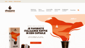 What Doppio-espresso.nl website looks like in 2024 