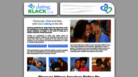 What Datingblack.co.uk website looks like in 2024 