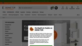 What Deinetuer.de website looks like in 2024 