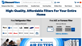 What Discountfilters.com website looks like in 2024 