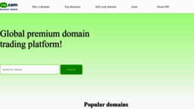 What Dn.com website looked like in 2024 (1 year ago)