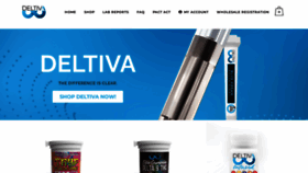 What Deltiva.com website looks like in 2024 