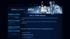 What Domuran.pl website looks like in 2024 