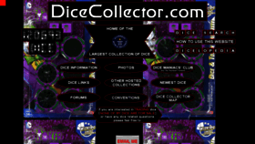 What Dicecollector.com website looks like in 2024 