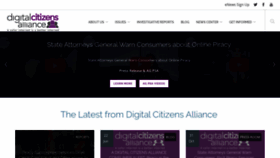 What Digitalcitizensalliance.org website looks like in 2024 