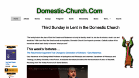 What Domestic-church.com website looks like in 2024 