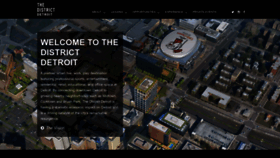 What Districtdetroit.com website looks like in 2024 