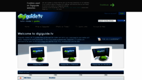 What Digiguide.tv website looks like in 2024 