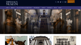 What Driehausmuseum.org website looks like in 2024 