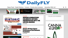 What Dailyfly.com website looks like in 2024 