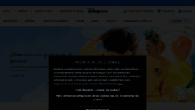 What Disneystore.es website looks like in 2024 