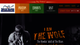 What Deltabluesmuseum.org website looked like in 2024 (1 year ago)