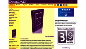 What Datacad.com website looks like in 2024 