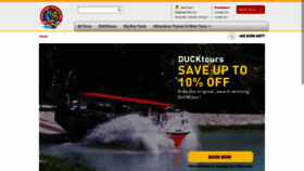 What Ducktours.com.sg website looks like in 2024 