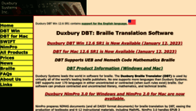 What Duxburysystems.com website looks like in 2024 