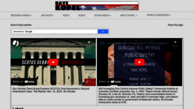 What Davekopel.org website looked like in 2024 (1 year ago)