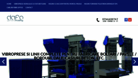 What Dafo.ro website looks like in 2024 