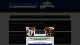 What Dover.gov.uk website looks like in 2024 