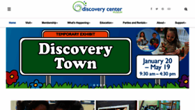 What Discoverycentermuseum.org website looks like in 2024 