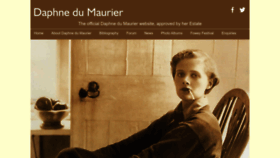 What Dumaurier.org website looks like in 2024 
