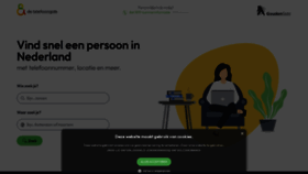 What Detelefoongids.nl website looks like in 2024 