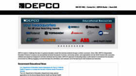 What Depcollc.com website looks like in 2024 